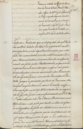 "Idem em virtude de Officio do Ministerio do Reino de 20 de Março de 1841 sobre o officio do...