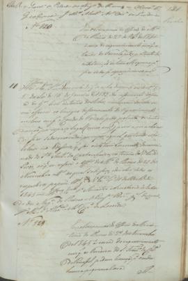 "Em observancia do Officio do Ministerio do Reino de 27 de Novembro de 1845 ácerca do requer...