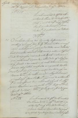 "Em observancia do officio do Ministerio do Reino de 14 de Agosto de 1846 ácerca do requerim...