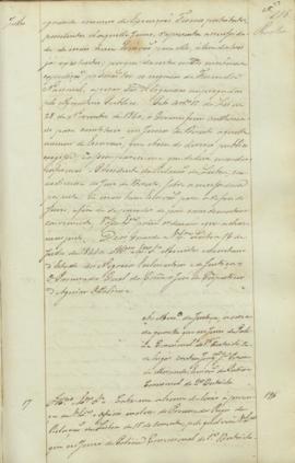 "Ao Ministro da Justiça á cerca da querella que no Juizo de Policia Correcional do 1.º Destr...