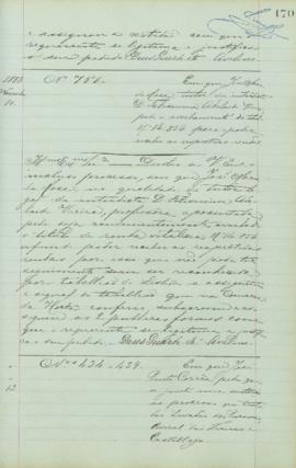 "Em que José Pinto Corrêa, pede que se junte uma sentença ao processo que trata das Levadas ...