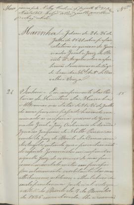 "[Parecer em virtude de Portarias do Ministerio da Marinha] de 21 e 26 de Julho de 1841 rela...