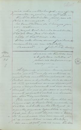 "Acerca do Tratado com a Inglaterra relativo á provincia de Lourenço Marques"