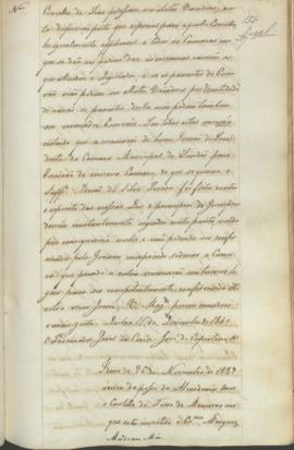 "Idem de 26 de Novembro de 1839 ácerca da posse da Alcaidaria mor e Castello da Torre de Mon...