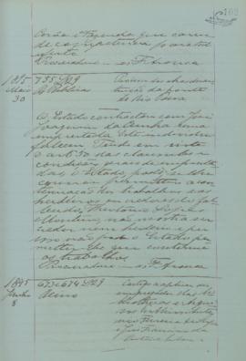 "Castigo a aplicar aos empregados das bibliotecas e arquivos públicos António Ferreira de Se...