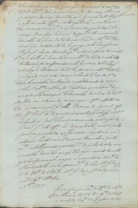 "Em cumprimento do Officio do Ministerio do Reino de 28 de Agosto de 1847 á cerca do requeri...