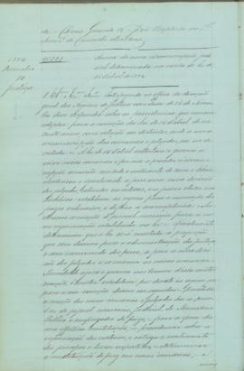 "Acerca da nova circuscripção judicial determinada na carta de lei de 16 d'abril de 1874"
