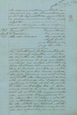 "Consulta sobre uma reclamação da 'Anglo-Portuguese Telephone Company Limited'"