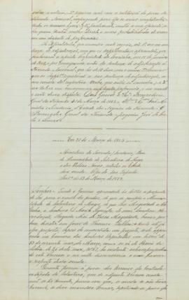 "Ministerio da Fazenda / Secretaria / Bens do Almoxarifado de Salvaterra de Magos, e das Ven...