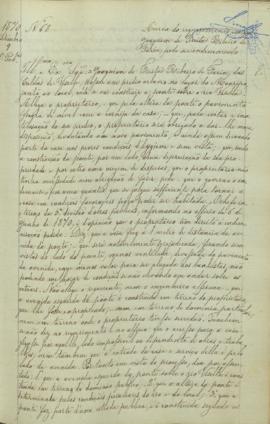 "Ácerca do requerimento em que Joaquim de Freitas Ribeiro de Faria, pede ser indemnisado."