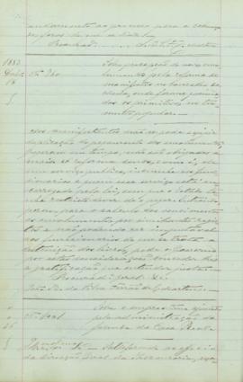 "Sobre precepção de novos emolumentos pela reforma de manifestos no concelho de Meda, onde f...