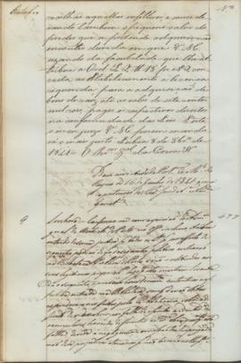 "Idem em virtude da Portaria do Ministerio do Reyno de 16 de Junho de 1841 ácerca da pretenç...