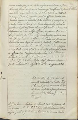 "Idem de 18 de Agosto de 1837 sobre consulta do Conselho da Escolla Polytechnica, propondo a...