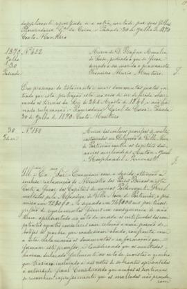 "Ácerca dos inclusos processos de multa instaurados na Delegação de Villa Nova de Portimão c...