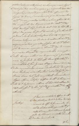 "[Parecer] em virtude do officio do Ministerio das Justiças de 23 de Fevereiro de 1843 ácerc...