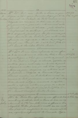 Sobre a inexistência de processos instaurados no distrito judicial dos Açores, pelos crimes de of...