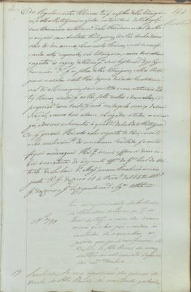 "Em cumprimento da Portaria do Ministerio do Reino de 17 de Fevereiro de 1847, á cerca das d...
