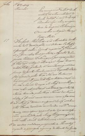 "[Parecer] em cumprimento da Portaria do Ministerio da Marinha de 15 de Junho de 1847 ácerca...