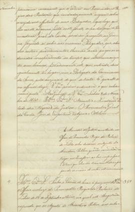 "Ao Ministro da Justiça remettendo um Officio do Procurador Regio da Relação de Lisbôa sobre...