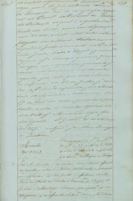 "[Parecer] em execução da Portaria do Ministerio da Marinha de 27 de Março de 1849 a cerca d...