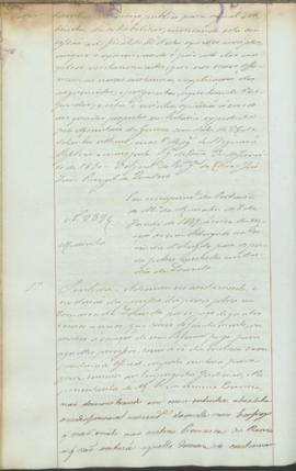 "Em cumprimento da Portaria do Ministério da Marinha de 8 de Junho de 1849, á cerca da creaç...