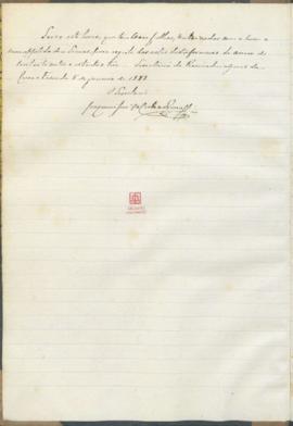"Livro das Actas de 1883. Livro 9º"