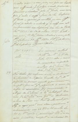 "[Parecer] em cumprimento da Portaria do Ministerio da Marinha de 17 de Julho de 1850 sobre ...