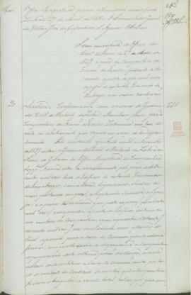 "Idem em virtude do Officio do Ministerio do Reino de 27 de Maio de 1843, á cerca da Companh...