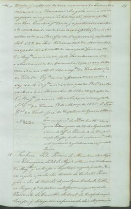 "Em cumprimento da Portaria do Ministerio dos Negocios Estrangeiros de 24 de Agosto de 1850 ...
